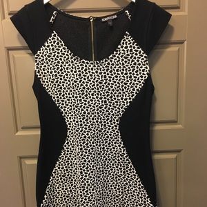 Express printed dress